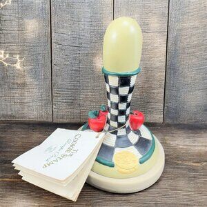 Vintage 1995 Brown Bag Cookie Art Apples Stamp Press Collectible New With Tags